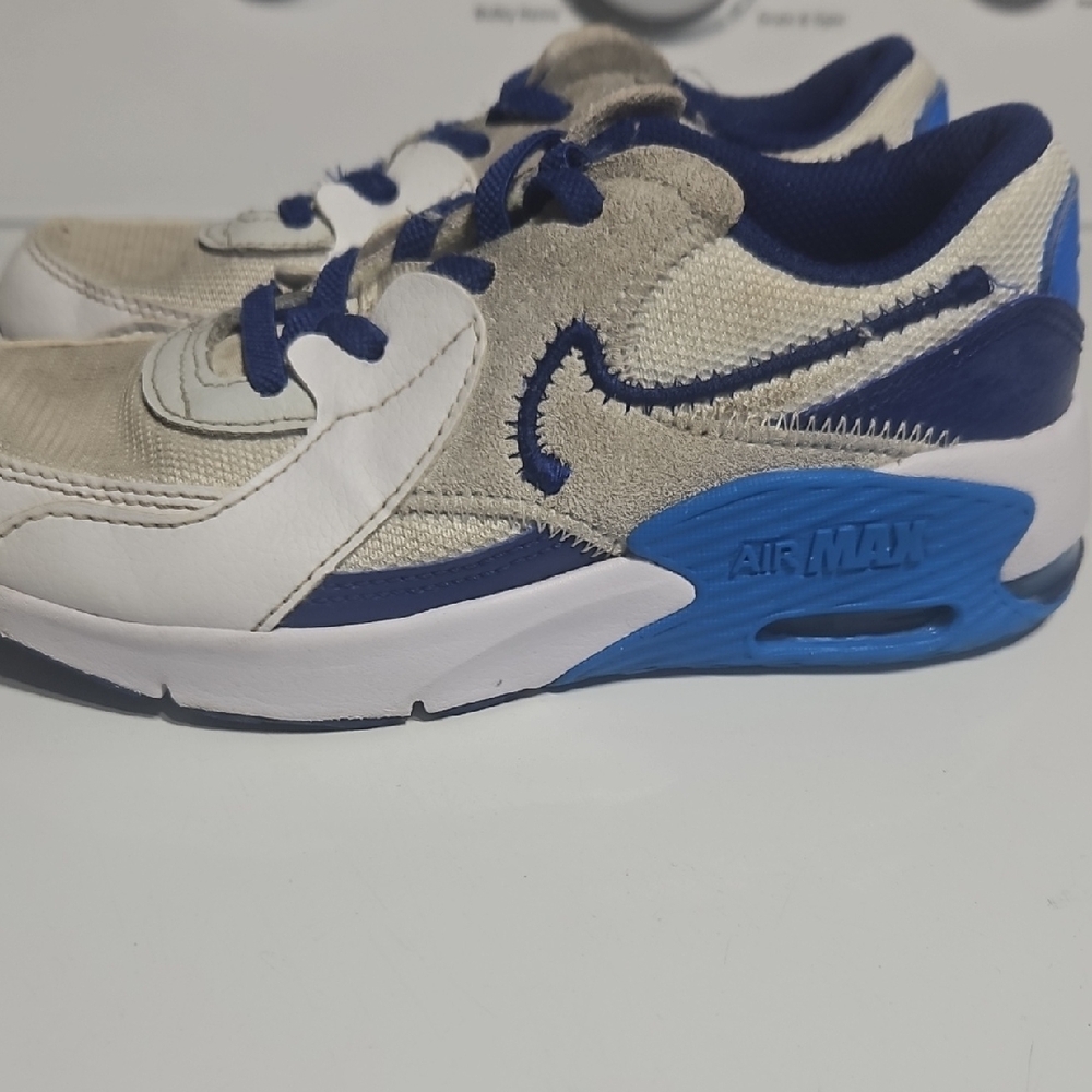 Nike Air Max Blue and White Sneakers Sporty Design - Picture 3 of 4